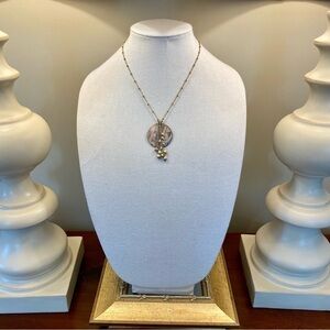 𝅺LIA Sophia Toasted Rivershell Pendant Necklace